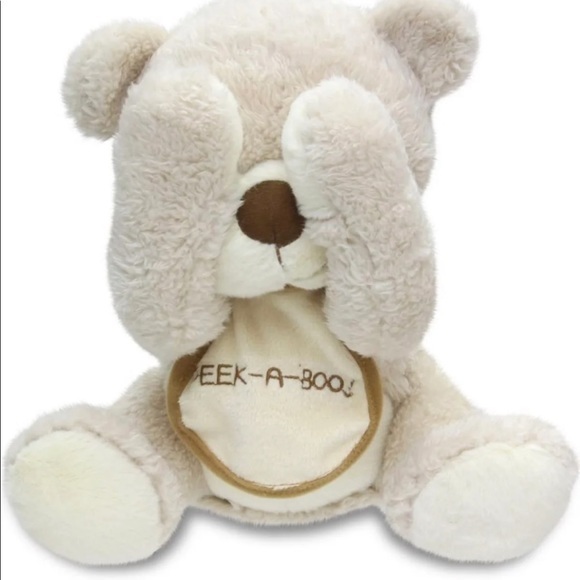 Cuddle Barn Animated Singing Teddy Bear Plush Toy - Peek a Boo Bear - Picture 2 of 8